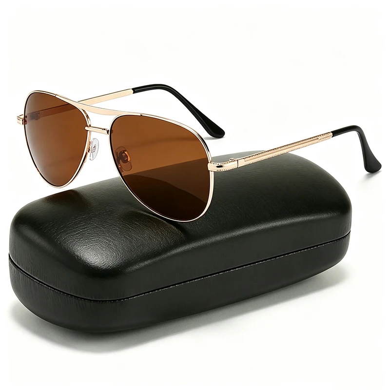 Designer Sunglasses - Dubbele bril met gepolariseerde glazen, voor