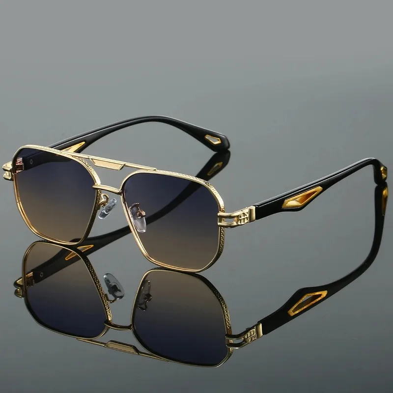 Designer Sunglasses - Vintage vierkante zonnebril heren, nieuwe klassieke