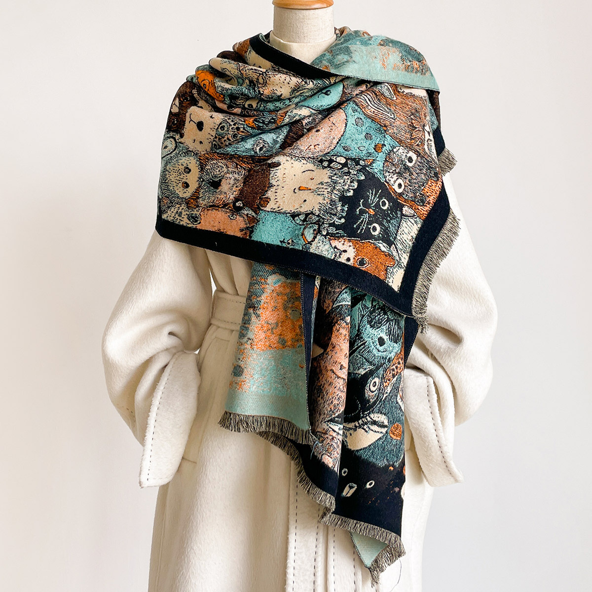 Dames Imitatie Kasjmier Sjaal  - Cashmere Scarf recensie en prijs