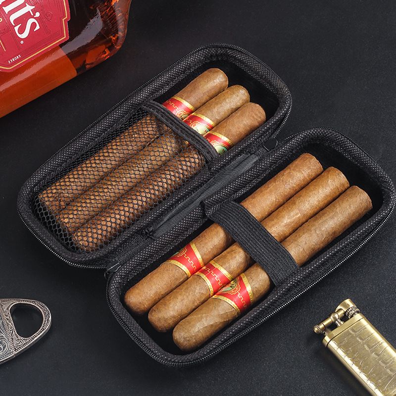 6-delige draagbare sigarenkoff - Premium Cigar Case recensie en prijs