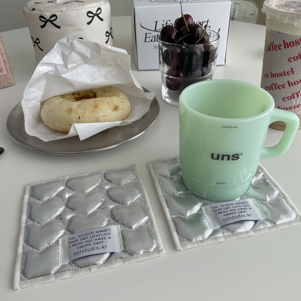 Koreaanse Ins Love gewatteerde - Marble Coaster Set recensie en prijs