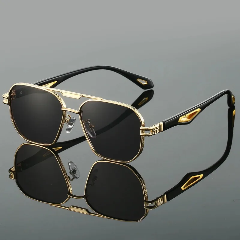 Vintage vierkante zonnebril he - Designer Sunglasses recensie en prijs