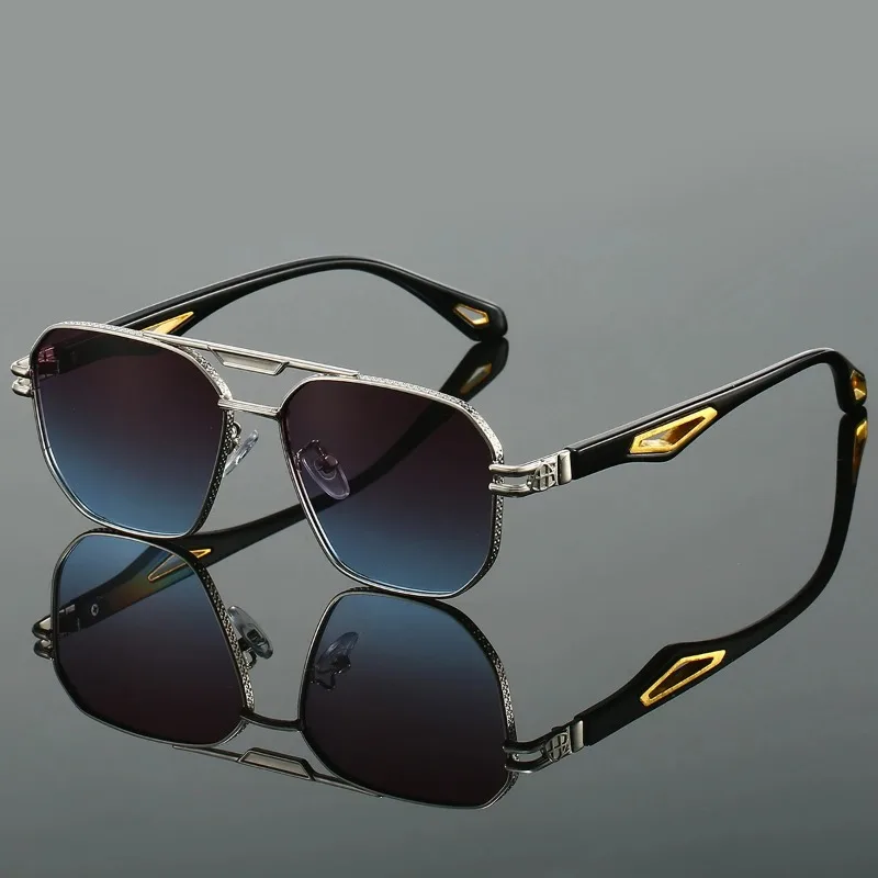 Vintage vierkante zonnebril he - Designer Sunglasses recensie en prijs